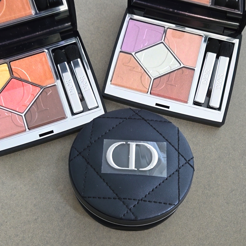 New in box never used DIOR Mirror compact blk cannage CD logo